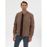 Pierre Cardin Erkek Vizon Suni Deri Ceket 50318038-575 - Dropsuz - 58