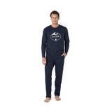 PIERRE CARDIN Erkek Yeni Sezon Uzun Kollu Pamuk Pijama Takımı CH.PC.6.097.C0-LACİVERT-2XL