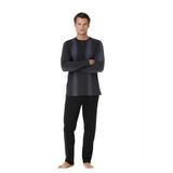 PIERRE CARDIN Erkek Yeni Sezon Uzun Kollu Pamuk Pijama Takımı CH.PC.6.105.C0-SİYAH-XL