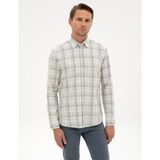 Pierre Cardin Erkek Yeşil Ekose Regular Fit Uzun Kollu Gömlek 50312359-VR255 - Ada Çayı