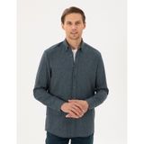 Pierre Cardin Erkek Yeşil Gömlek Desenli 50292662-vr054