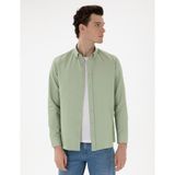 Pierre Cardin Erkek Yeşil Regular Fit Uzun Kollu Gömlek 50304764-VR016 - Çağla