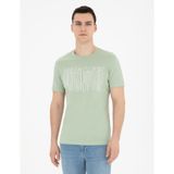 Pierre Cardin Erkek Yeşil Slim Fit Tişört 50282064-VR016 - Çağla