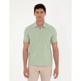 Pierre Cardin Erkek Yeşil Slim Fit Tişört 50288915-VR016 - Çağla Yeşili
