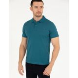 Pierre Cardin Erkek Zümrüt Basic Tişört 50262665-vr055