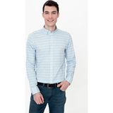 Pierre Cardin Erkek Zumrut Gömlek G021SZ004.000.1369592 - Renkli