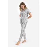 Pierre Cardin Flowers Krem Kadın Gömlek Pijama 7684 (xl, krem)