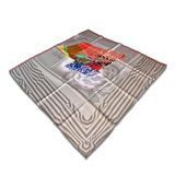 Pierre Cardin Gri Karma Desen Tivil İpek Eşarp 30969