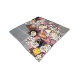 Pierre Cardin Gri Pembe Karma Desen Tivil İpek Eşarp 4210701-311