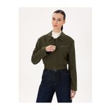 Pierre Cardin Haki Crop Top Ceket 50290809-VR027