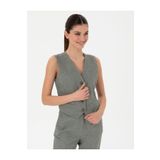 Pierre Cardin Haki Keten Karışımlı Yelek 50306488-VR027