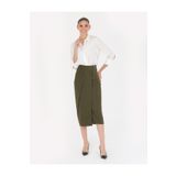 Pierre Cardin Haki Regular Dokuma Etek 50273127-VR238