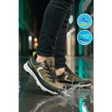 Pierre Cardin Haki Su Geçirmez Kaymaz Tabanlı Erkek Outdoor Trekking Ayakkabı PCI-11006
