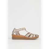Pierre Cardin Hakiki Deri Bej Kadın Sandalet PC-54522