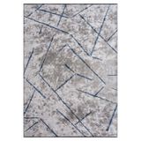 Pierre Cardin Halı Azur UZ02E Gri Mavi Pamuk Akrilik Yumuşak Dokulu Modern Kilim GRİ MAVİ 100 x 300