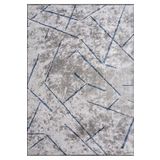 Pierre Cardin Halı Azur UZ02E Gri Mavi Pamuk Akrilik Yumuşak Dokulu Modern Kilim GRİ MAVİ 120 x 180
