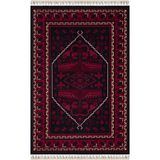 Pierre Cardin Halı History Hy02a Etnik Desenlere Sahip Zelanda Yünü İle Dokunan Özel Tezgah Halı, 80 x 150