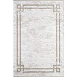 Pierre Cardin Halı Monet MT18L Yumuşak Dokulu Modern Desenli Şık ve Üst Kalite 100 Tarak Makine Dokuması Halı - 160 x 230 cm - Açık Gri