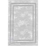 Pierre Cardin Halı Monet MT22B Yumuşak Dokulu Modern Desenli Şık ve Üst Kalite 100 Tarak Makine Dokuması Halı - 160 x 230 cm - Açık Gri