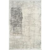 Pierre Cardin Halı Voyage KJ03B Gri Krem Viskon Akrilik Yumuşak Dokulu Modern Desen KREM GRİ 100 x 200
