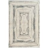 Pierre Cardin Halı Voyage KJ05B Krem Mavi Viskon Akrilik Yumuşak Dokulu Modern Eskitme KREM MAVİ 80 x 300