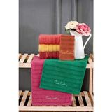 Pierre Cardin Harmony Colors 6'lı Soft El Havlusu Pamuk 30 x 50 cm Bordo Renk Düz Desenli Ekstra Yumuşak