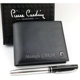 Pierre Cardin İsme Özel Pierre Cardin Gerçek Deri Cüzdan + HEDİYELİ