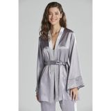 Pierre Cardin Kadife Saten 3'lü Kadın Pijama Takımı, Royal, S Beden