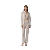 Pierre Cardin Kadın 3'lü Pijama Takımı, Ivory, XL Beden