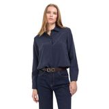Pierre Cardin Kadın Açık Lacivert Gömlek Desenli 50318219-VR059