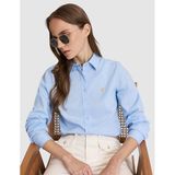 Pierre Cardin Kadın Açık Mavi Gömlek Desenli 50328627-VR003