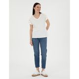 Pierre Cardin Kadın Açık Mavi Mom High Waist Fit Jean Pantolon 50301240-VR003 - 36 - 34