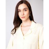 Pierre Cardin Kadın Açık Sarı Uzun Kollu Gömlek 50204411-VR004 - 38