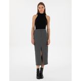 Pierre Cardin Kadın Antrasit Etek (Dokuma) 50314094-VR006