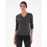 Pierre Cardin Kadın Antrasit Kazak/triko 50300803-VR006, XS