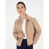 Pierre Cardin Kadın Bej Deri Mont-Kaban 50284058-VR011