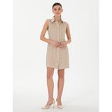 Pierre Cardin Kadın Bej Elbise (Dokuma) 50305999-VR011
