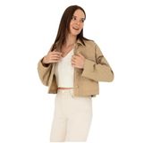 Pierre Cardin Kadın Bej Gömlek Desenli 50289457-VR011