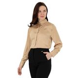 Pierre Cardin Kadın Bej Gömlek Desenli 50296330-VR011
