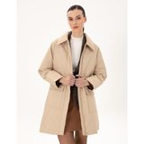 Pierre Cardin Kadın Bej Kaban 50295136-VR011