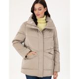 Pierre Cardin Kadın Bej Mont 50290328-VR011 Kolsuz Günlük Kullanım İçin Orta Kalınlık - 42