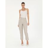 Pierre Cardin Kadın Bej Pantolon Kanvas-chino 50285479-vr011
