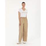Pierre Cardin Kadın Bej Pantolon Kanvas-chino 50289354-vr011