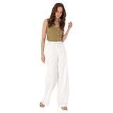 Pierre Cardin Kadın Beyaz Pantolon (Kanvas-Chino) 50313136-VR013