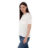 Pierre Cardin Kadın Beyaz Tişört 50301456-VR013