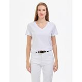 Pierre Cardin Kadın Beyaz Tişört Basic 50326875-VR013