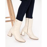 Pierre Cardin Kadın Beyaz Topuklu Çizme 50295942-VR019 - Ekru