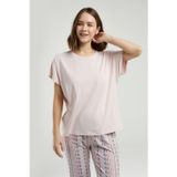 Pierre Cardin Kadın Bisiklet Yaka Kısa Kol Desenli Pijama Takım