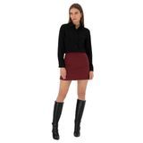 Pierre Cardin Kadın Bordo Dokuma Etek 50318251-VR014 - 36
