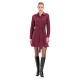 Pierre Cardin Kadın Bordo Elbise (Dokuma) 50318786-VR014